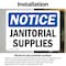 Signmission Janitorial Supplies, 5 in W x Rectangle, Vinyl Decal OS-2PACK-NS-D-35-L-13754 - alternate 3